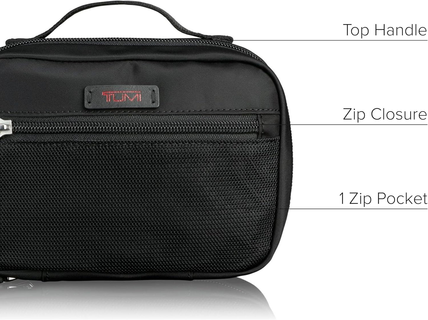 - Accessory Pouch - Travel Case Organizer for Cords, Electronics, Cosmetics, Hygiene Kit - Nylon Toiletry Bag - Small, Black